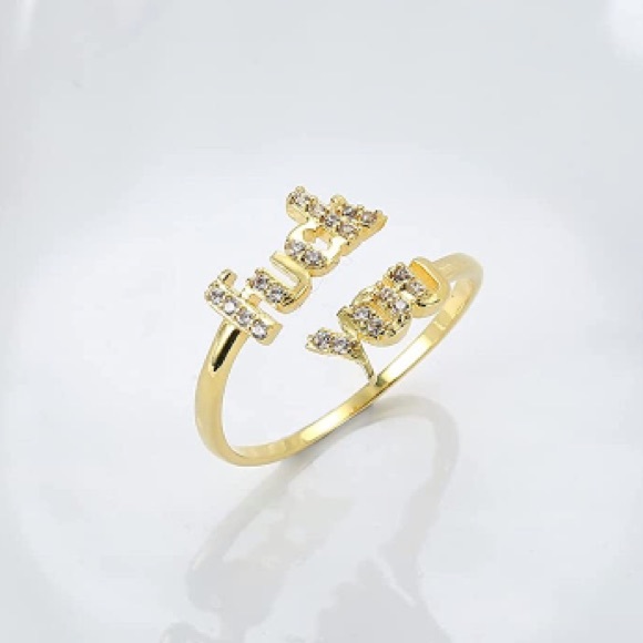 Gold or Silver Adjustable Statement Ring - Picture 5 of 7